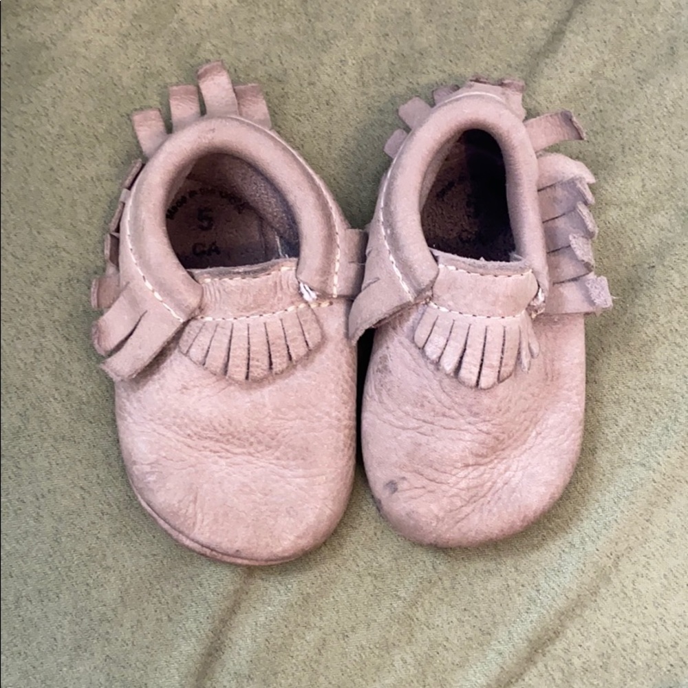 Baby genuine Italian leather moccasins